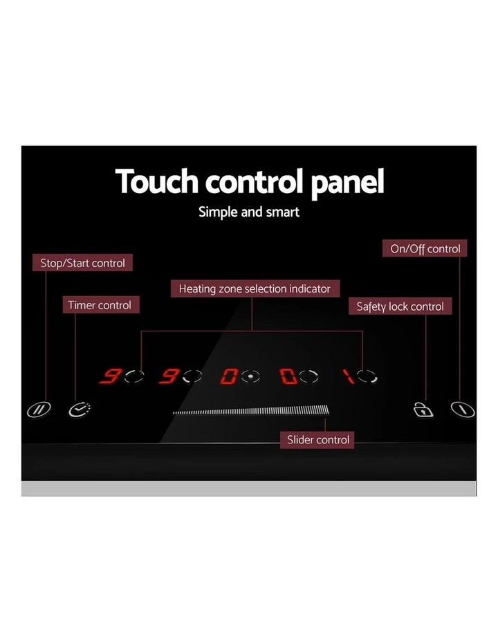 Cheapest π My Plaza Electric Ceramic Glass Induction Cooktop 90cm CT-IN-B-IV9309 π 6 Cheapest π My Plaza Electric Ceramic Glass Induction Cooktop 90cm CT-IN-B-IV9309 π - Image 6