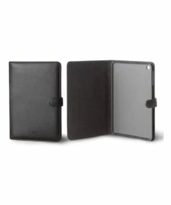 Best Pirce 💯 La Florentina Mini iPad Holder Black Italian Leather 🌟