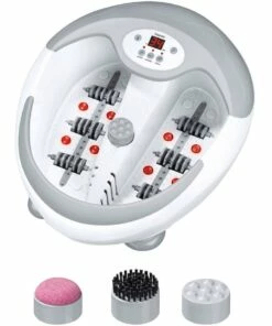 Outlet 🤩 Beurer Deluxe Footspa With Motorised Attachments White/Grey FB50 ❤️