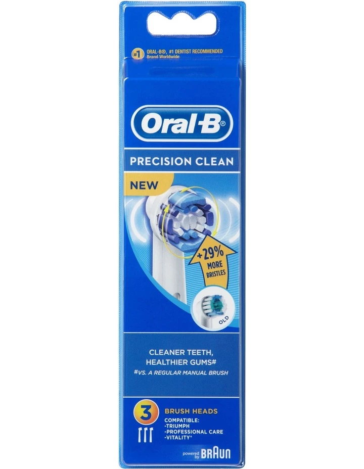 Cheap π Oral-B Precision Clean Toothbruh Head White EB20 3 Pack β€οΈ 1 Cheap π Oral-B Precision Clean Toothbruh Head White EB20 3 Pack β€οΈ